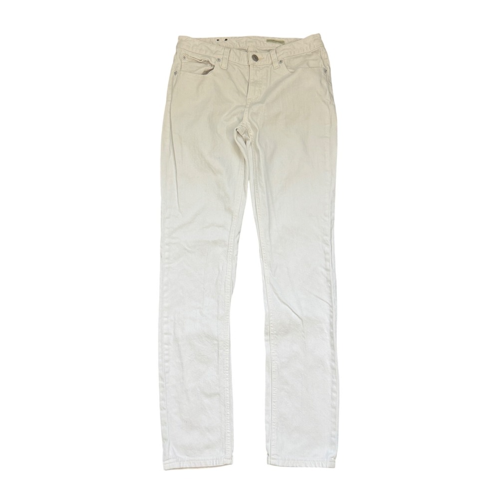 Ralph Lauren Bowery Skinny Jeans Kids Size 16 White Denim Stretch Pants